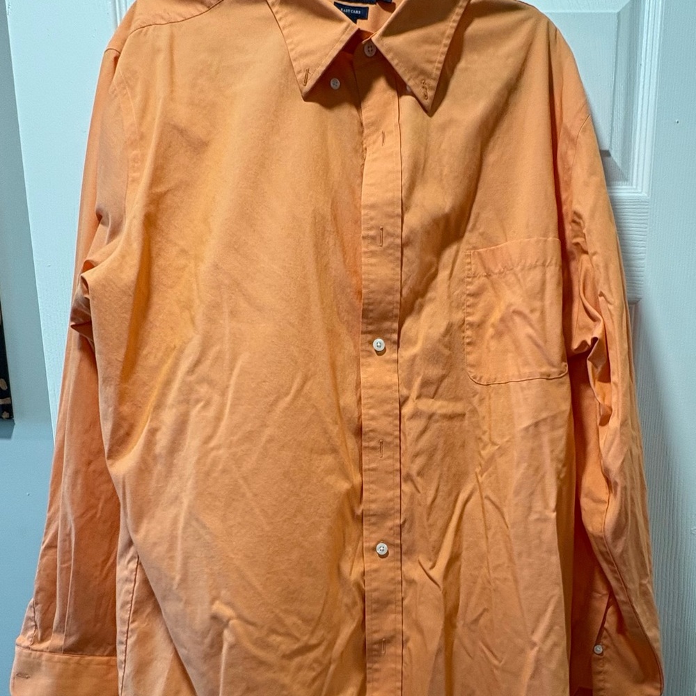 Croft & Barrow Vibrant Orange Shirt
